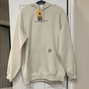 Carhartt Men's Off-White Hoodie